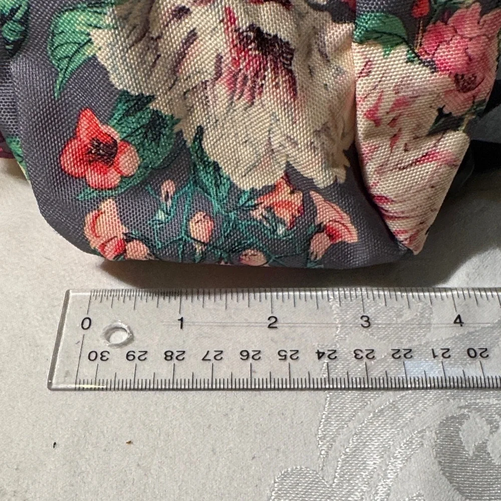 Jansport Floral Backpack in Gray and Pink - Picture 9 of 11